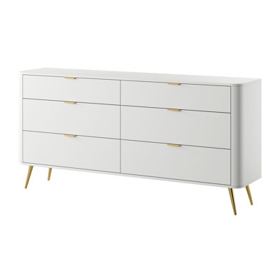 Babbett 172cm W 6 - Drawer Chest of Drawers