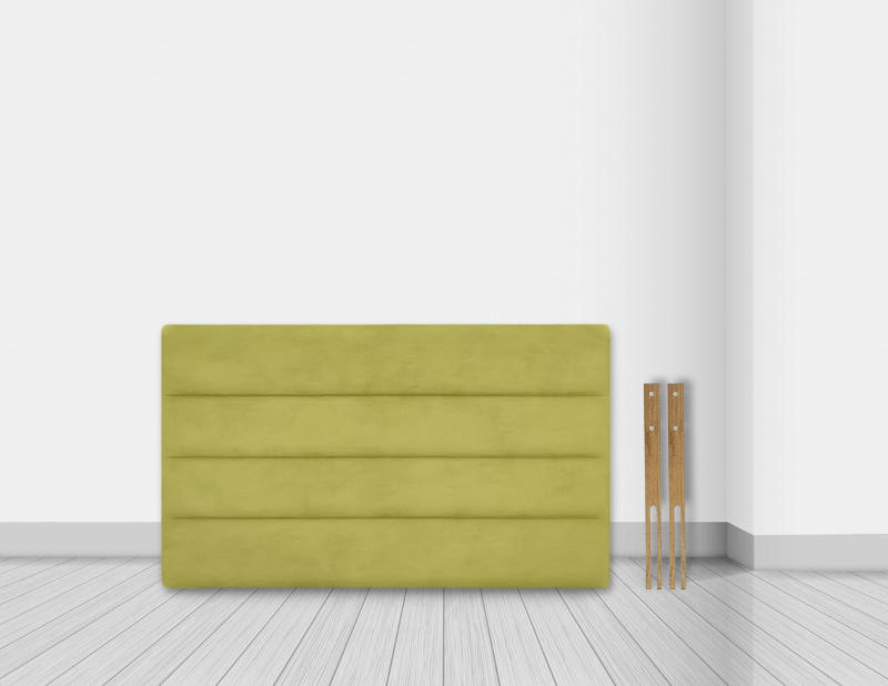 Etholle Upholstered Headboard, Single (3'), Olive