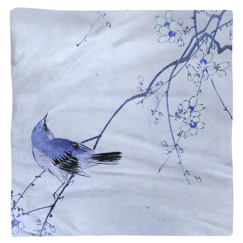 Keito Sato Polyester No Pattern Square Napkin, Blue, 0.1" H x 22" W x 22" D, Cotton Twill
