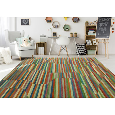 Tapis rouille Winchester Kilim Ghassan