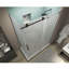 Cabine de douche rectangulaire sans cadre avec panneau fixe l 48 "x H 80" Coraline-607346645