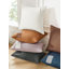 Housses de coussin décoratives unies avec étiquette en cuir (ensemble de 2)-101280818-101280830
