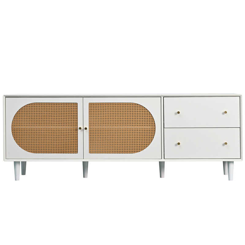 Alliya Unfinished TV Stand for TVs up to 78"