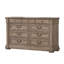 Commode 9 tiroirs 52 po Mordecai