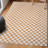 Aparicio Modern Cottage Checkerboard Washable Gold/Cream Rug-1016443653
