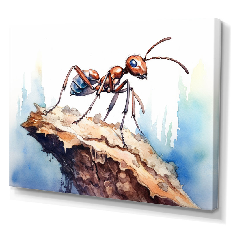 «Tiny Ant I» sur toile, H 16 po x l 32 po x P 1 po, Toile tendue