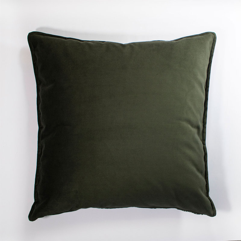 Wanderland Pillow Cover & Insert - Aureum Highveld Graphite Velvet