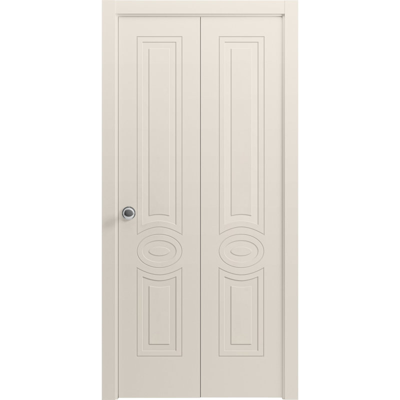 Porte standard à panneaux en bois massif, 56 po x 80 po