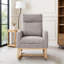 Chaise berçante en tissu Teddy-581323666