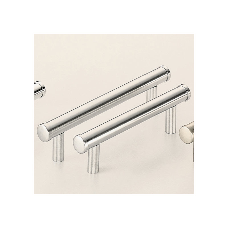 5" Center to Center Bar Pull, Polished Nickel, 4"