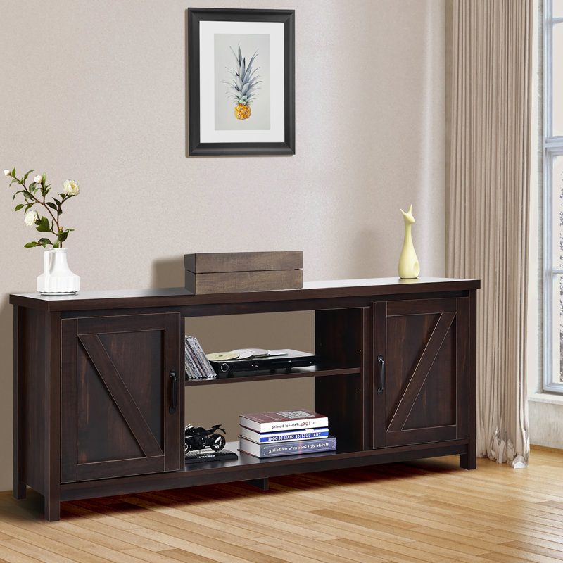 Tavarez Unfinished TV Stand for TVs up to 65", Coffee