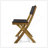 Charming Acacia Wood Bistro Set With Foldable Feature And Stylish Design2 Chairs+1 Table-372731387