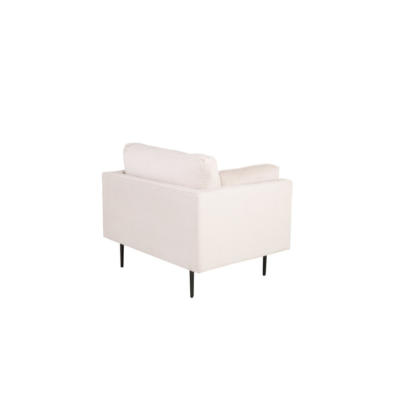 Bertwalda Upholstered Armchair, Grey