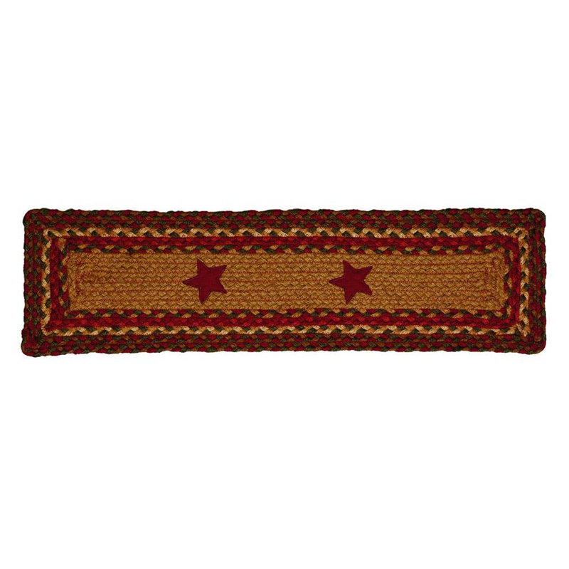 Tapis Fredreck, Brun / Rouge / Vert