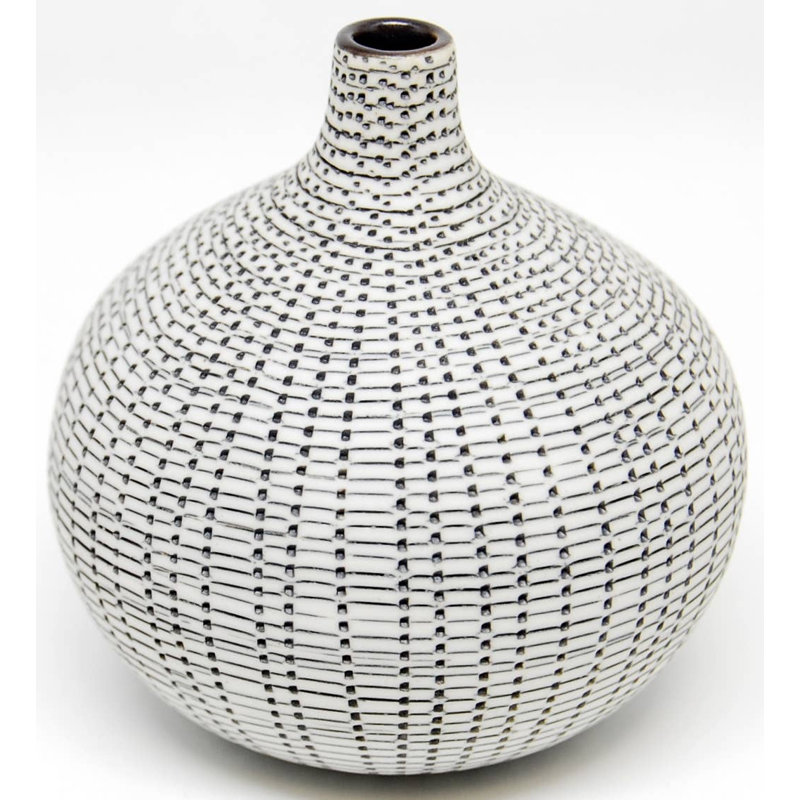 Anaaya Jar, Black, 3.4" H x 3.2" W x 3.2" D