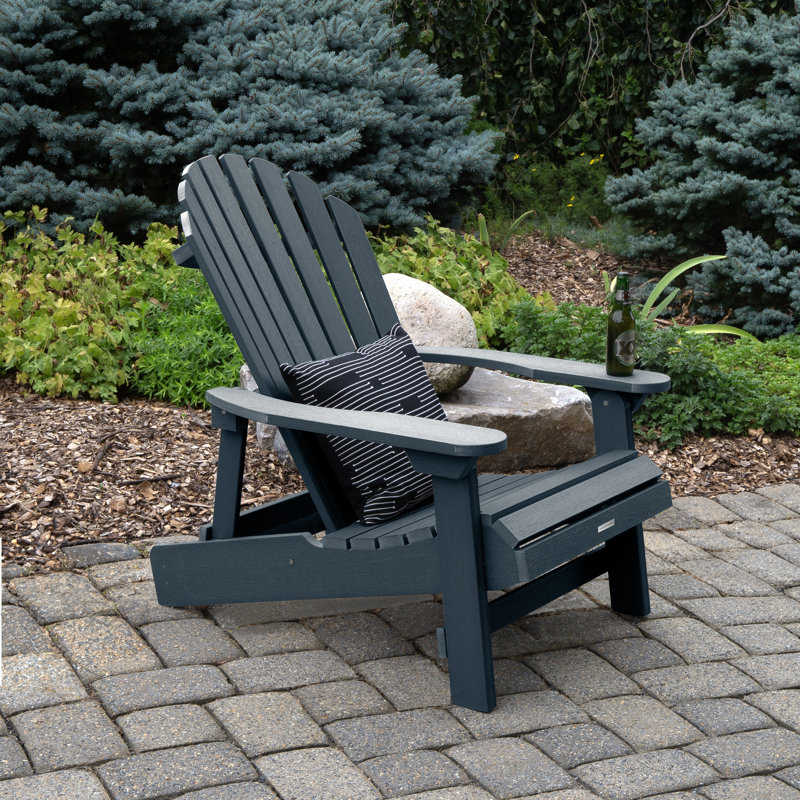 Federigo Outdoor Adirondack Chair, Federal Blue