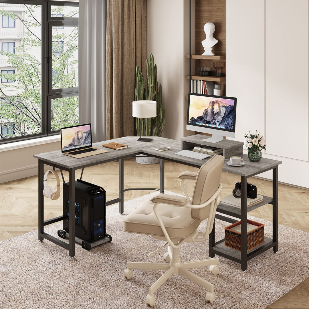 Aaralynn 130Cm W L-Shape Writing Desk