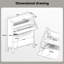 8 Pair Shoe Storage Cabinet
