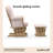 Hoop Glider with Ottoman-384025426-384025428
