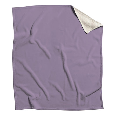 Couvertures mauves de couleur unie