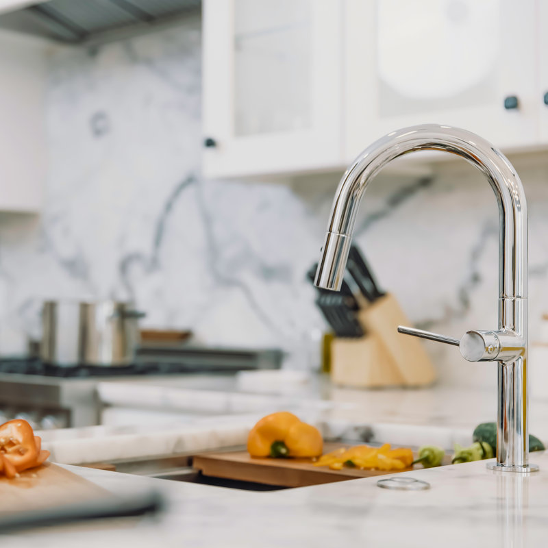 ZLINE Voltaire Kitchen Faucet, Chrome