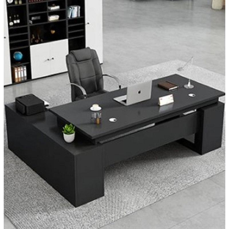Myldred L-Shaped Executive Desk, 75cm H x 160cm W x 80cm D