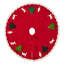 Christmas Cats Tree Skirt- Hand-felted Wool -60"