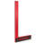 Aluminum Alloy Carpenter Square Framing Right Angle Ruler for Woodworking Setting Marking - Imperial