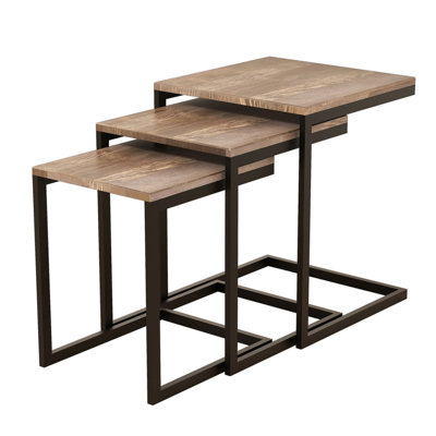 Ocampo Solid Wood Top Nesting Tables