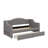 Upholstered Twin XL Size Daybed With LED Belt And 2 Drawers-2041001783