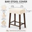 Ensemble de 4 housses de tabouret de bar en jacquard extensible