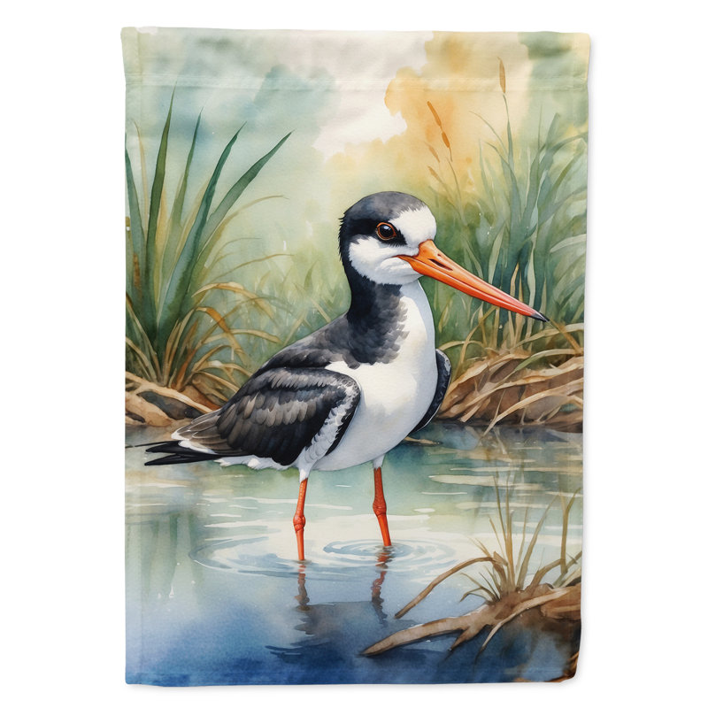 Drapeau de jardin Surfbird Bird, Écumoire noire