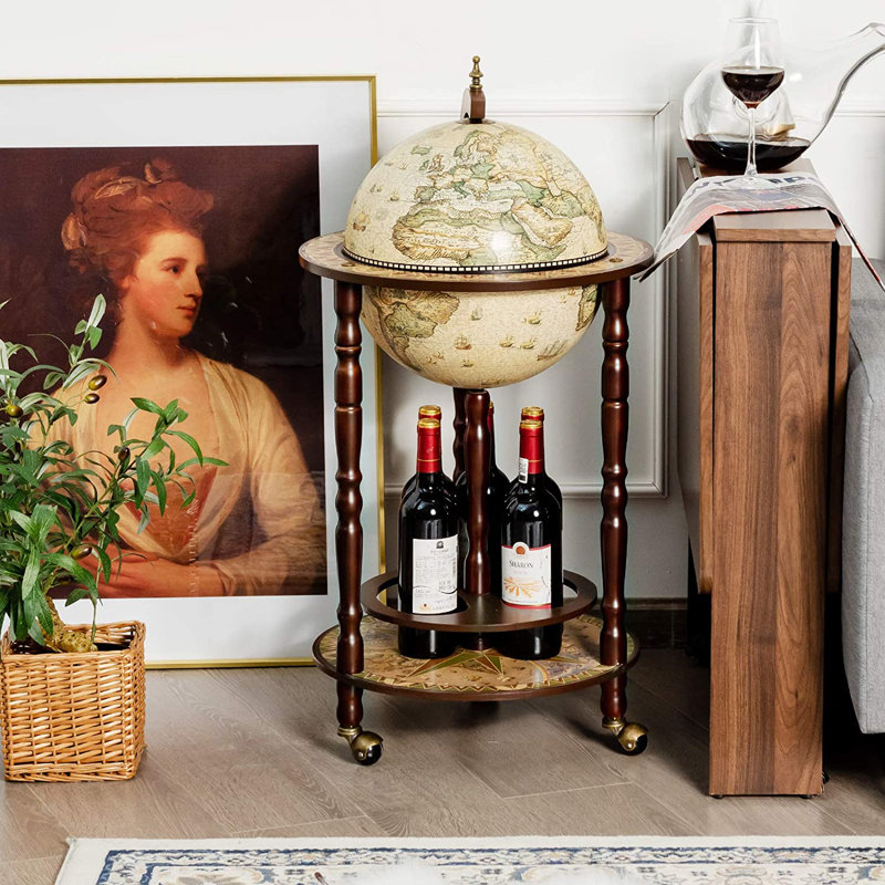 Craven Solid Wood Bar Cart