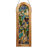 36"H Fruitful Grapevine Stained Glass Window Panel