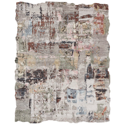 Wool Abstract Area Rug