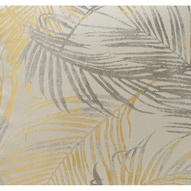 Porphyrion Fiji Floral Square Scatter Cushion Cover, 45cm H x 45cm W x 1cm D, Ochre