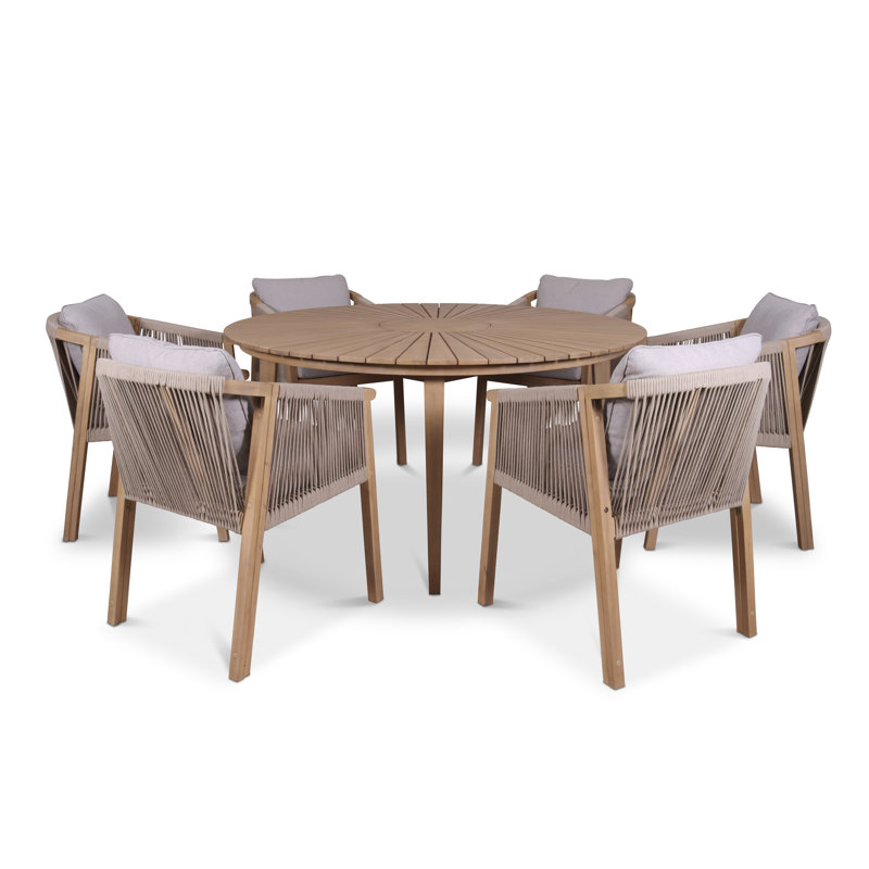Roma 6 seater 150cm dining set