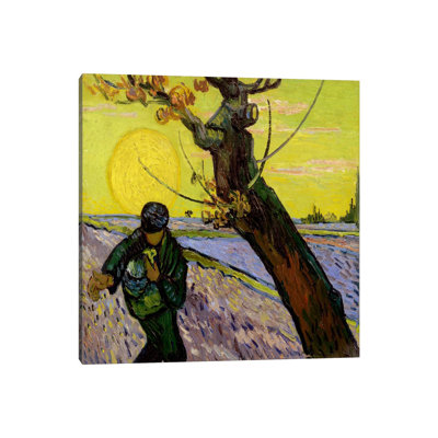 The Sower by Vincent Van Gogh - Wrapped Canvas Painting