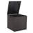 Costway 27.5'' W 72 Gallons Deck Box in Brown