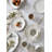French Perle White 4-Piece Dinner Plate Set