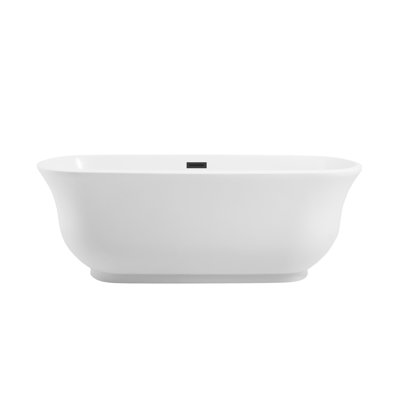 Chaylynn 67'' x 31'' Soaking Acrylic Bathtub
