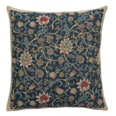 Fleurs De Morris Throw Pillow Cover