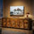 63" TV Stand For 65/70/75-Inch Tvs, Farmhouse Entertainment Center With 12 Cubbies