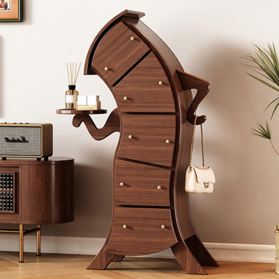 Solid wood lockers with crooked necks by Dream cabinet