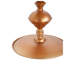 Table de bout ronde en métal doré, table d'appoint vintage en fer l 24,2 po x H 29,3 po pour le salon