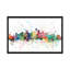«Rainbow Splash Skyline Series: Seattle, Washington, États-Unis», reproduction d'art sur toile tendue-19746163-74736577-74736578