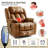 Power Lift Recliner Chair for Elderly With Vibration Massage Heat And Cup Holders, 2 Side Pockets-1558314131