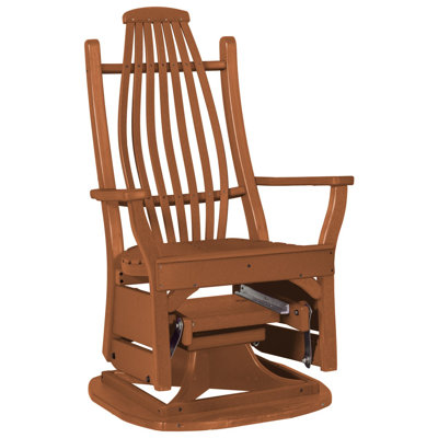 Fauteuil coulissant en bois cintré
