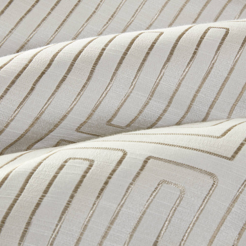 Ensemble d'édredon 10 pièces Royce Luxury Jacquard, Édredon grand et 9 pièces supplémentaires, Ivoire ivoire
