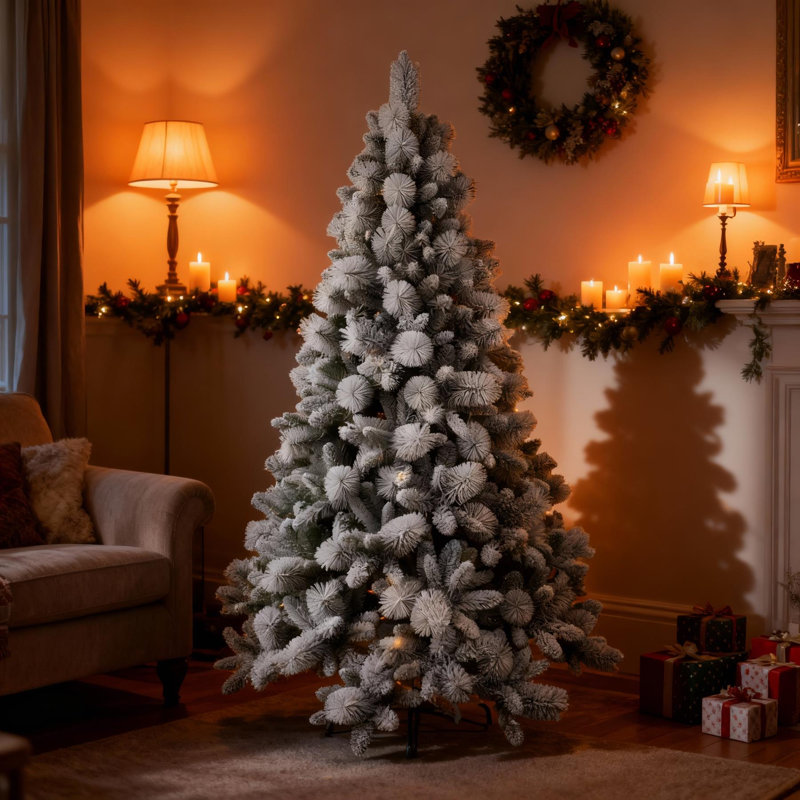Lighted Artificial Christmas Tree, 4 ft.